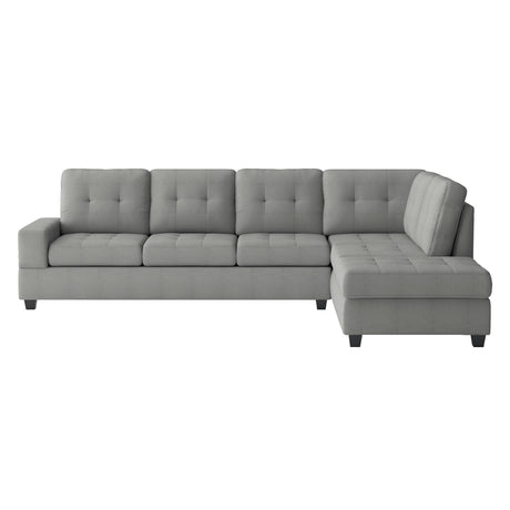 Maston Light Gray Ottoman from Homelegance - Luna Furniture
