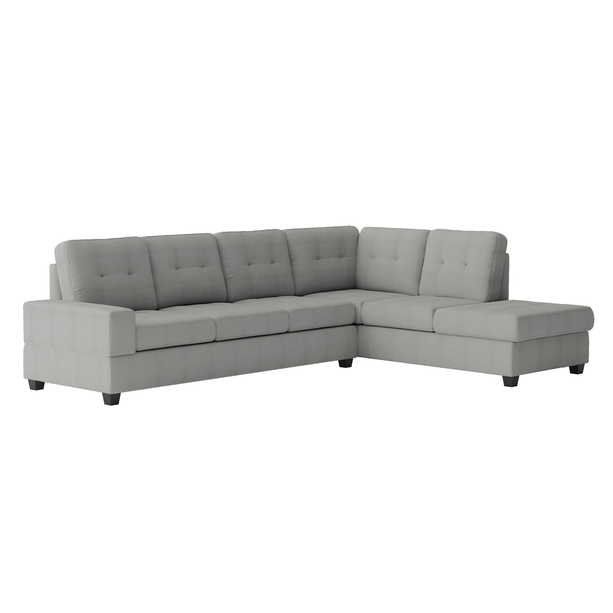 Maston Light Gray Ottoman from Homelegance - Luna Furniture