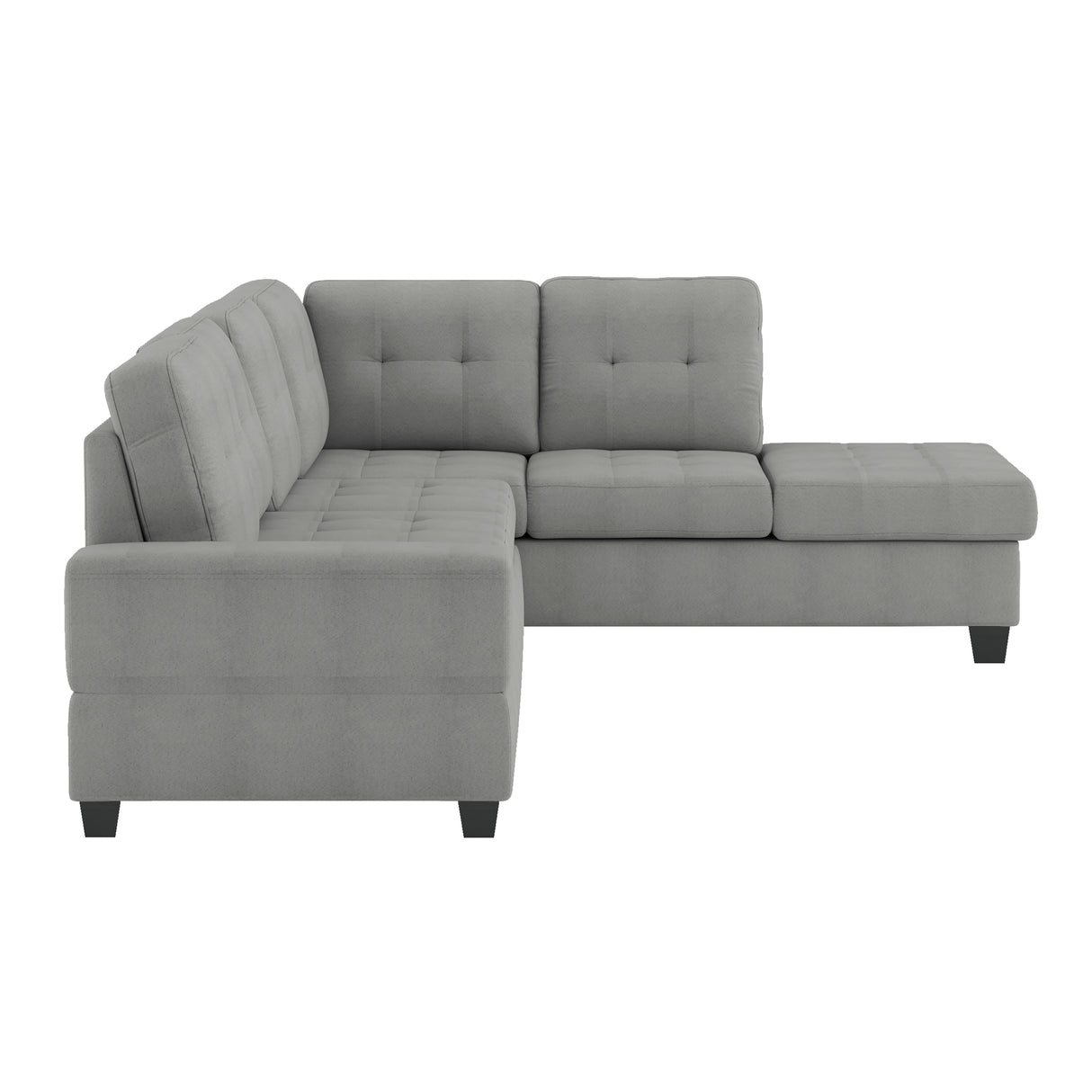 Maston Light Gray Ottoman from Homelegance - Luna Furniture