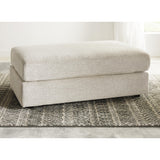 Soletren Stone Oversized Ottoman from Ashley - Luna Furniture