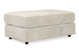 Soletren Stone Chair and Ottoman from Ashley - Luna Furniture