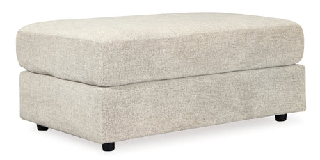 Soletren Chair and Ottoman in Stone from Ashley Furniture - Luna Furniture