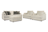 Soletren Stone Sofa, 2 Chairs, and Ottoman from Ashley - Luna Furniture
