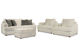 Soletren Stone Sofa, 2 Chairs, and Ottoman from Ashley Furniture - Luna Furniture