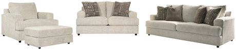 Soletren Stone Sofa, Loveseat, Oversized Chair and Ottoman from Ashley Furniture - Luna Furniture