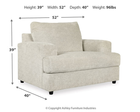 Soletren Stone Sofa Sleeper and Oversized Chair from Ashley Furniture - Luna Furniture