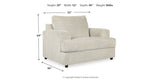 Soletren Stone Sofa and Oversized Chair from Ashley Furniture - Luna Furniture