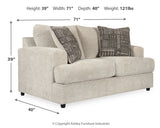 Soletren Stone Sofa, Loveseat and Accent Chair from Ashley Furniture - Luna Furniture