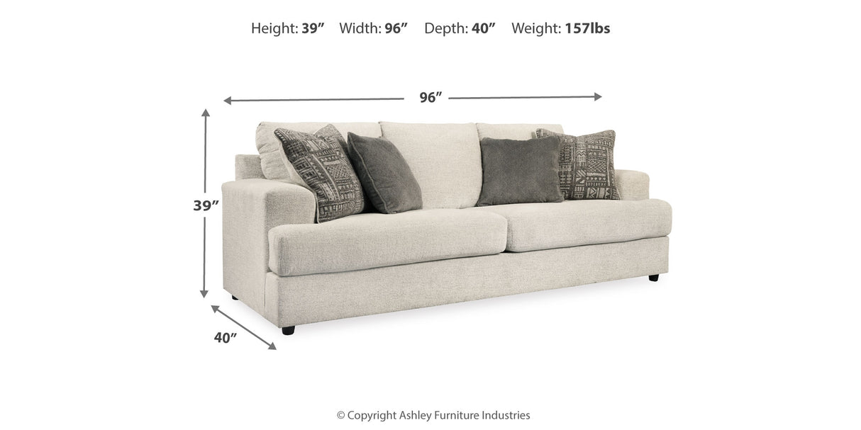 Soletren Stone Sofa and Oversized Chair from Ashley Furniture - Luna Furniture