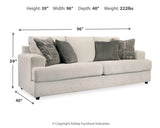 Soletren Stone Sofa Sleeper and Oversized Chair from Ashley Furniture - Luna Furniture