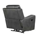 Kellen Smoky Gray Reclining Chair from Homelegance - Luna Furniture