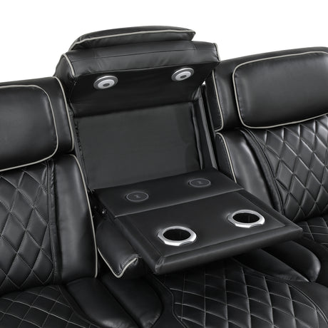 9516BLKS*33L2RCNPWH from Homelegance - Luna Furniture