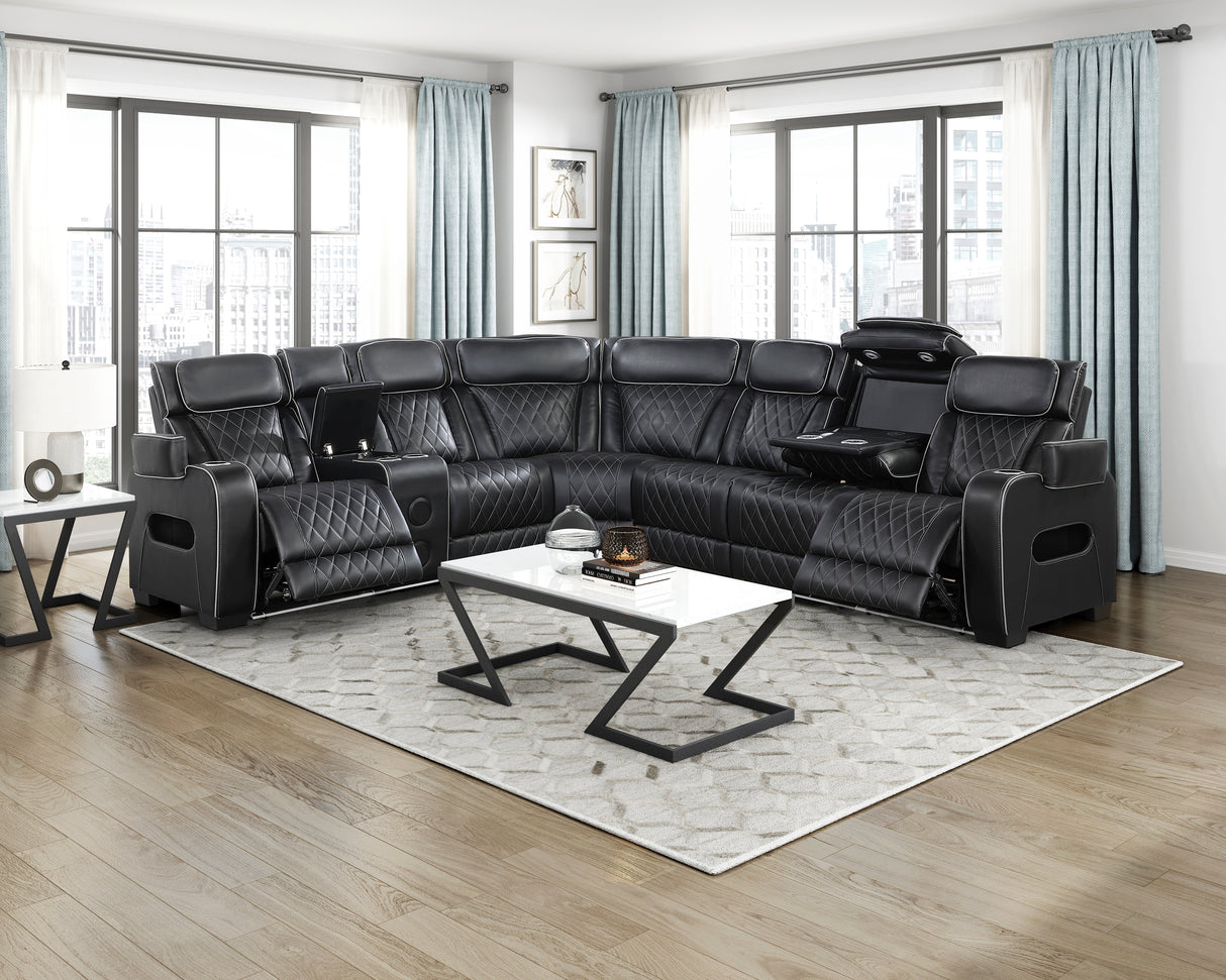 9516BLKS*32LCN3RPWH from Homelegance - Luna Furniture