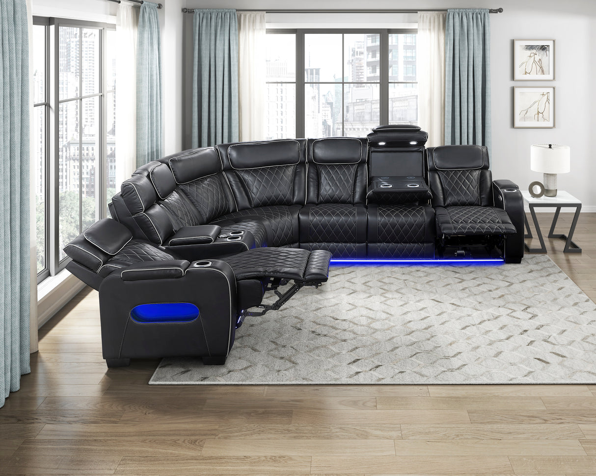 9516BLKS*32LCN3RPWH from Homelegance - Luna Furniture