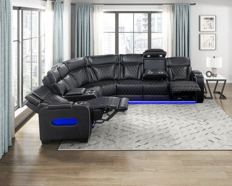 9516BLKS*32LCN3RPWH from Homelegance - Luna Furniture