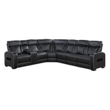 9516BLKS*32LCN3RPWH from Homelegance - Luna Furniture