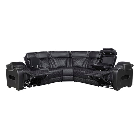9516BLKS*32LCN3RPWH from Homelegance - Luna Furniture