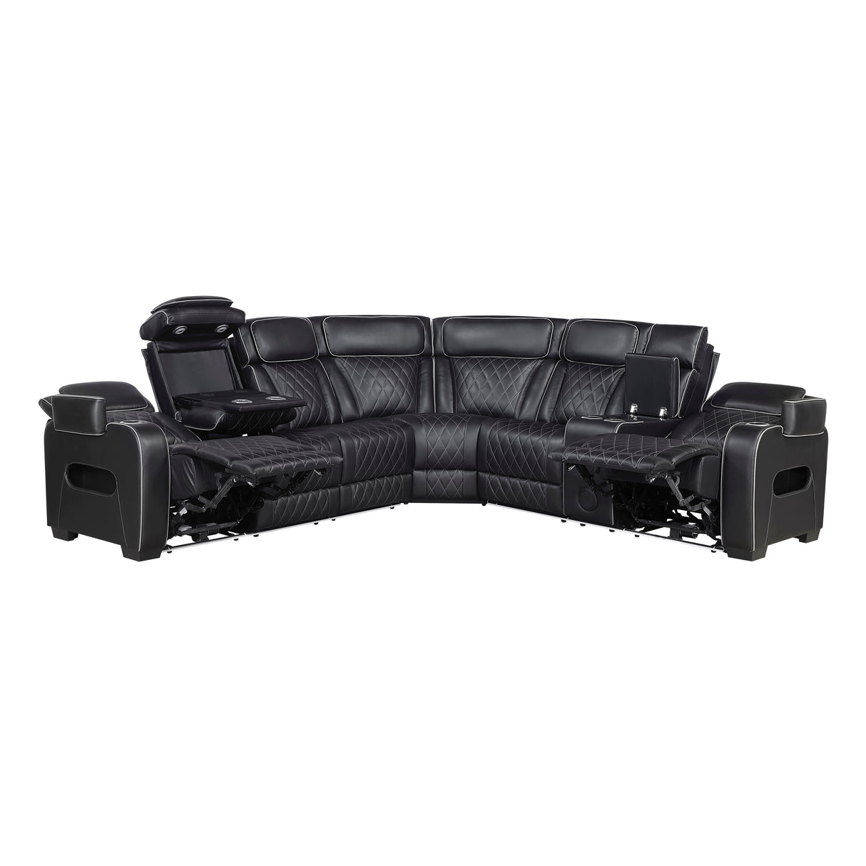 9516BLKS*33L2RCNPWH from Homelegance - Luna Furniture