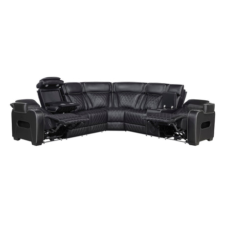 9516BLKS*33L2RCNPWH from Homelegance - Luna Furniture