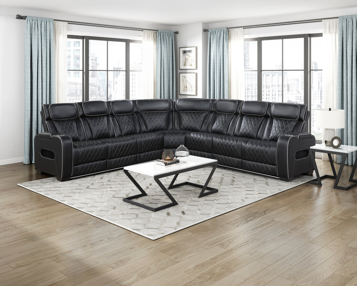9516BLKS*33L3RPWH from Homelegance - Luna Furniture