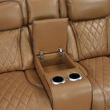Fairway Brown Power Reclining Chair from Homelegance - Luna Furniture