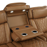 Fairway Brown Power Reclining Chair from Homelegance - Luna Furniture