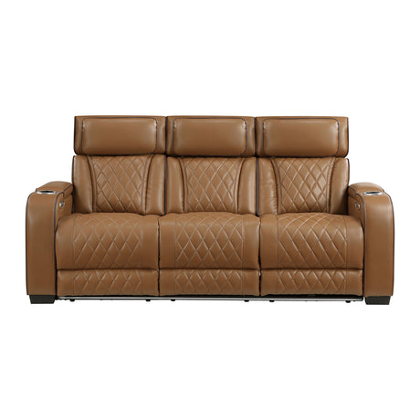 Fairway Brown Power Reclining Chair from Homelegance - Luna Furniture