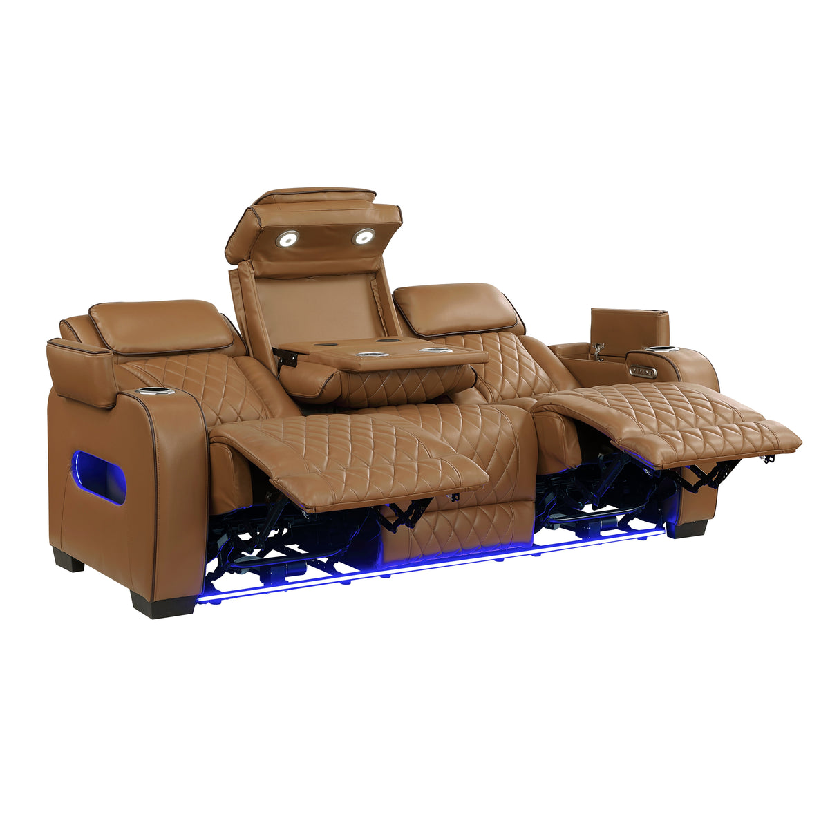 Fairway Brown Power Reclining Chair from Homelegance - Luna Furniture