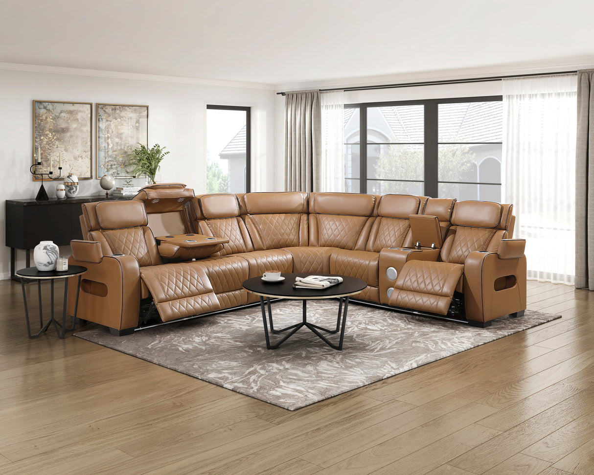 9516BRWS*33L2RCNPWH from Homelegance - Luna Furniture