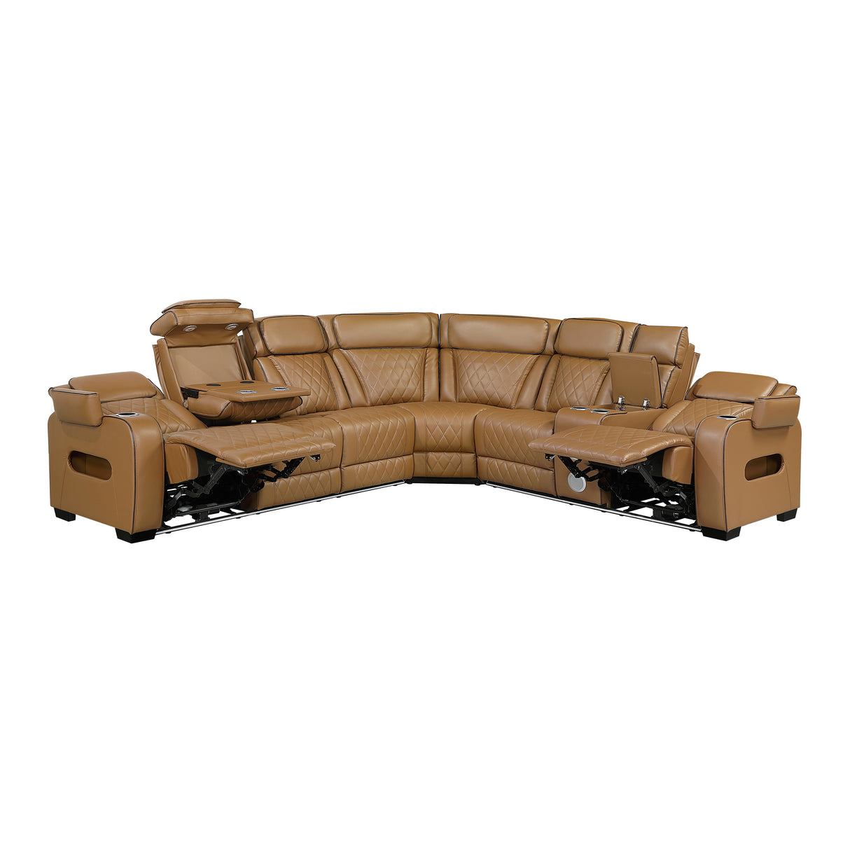 9516BRWS*33L2RCNPWH from Homelegance - Luna Furniture