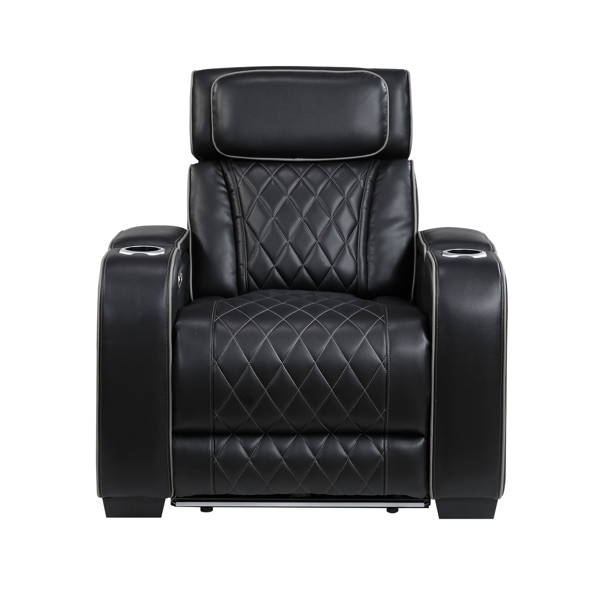 Fairway Black Power Reclining Chair from Homelegance - Luna Furniture