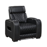 Fairway Black Power Reclining Chair from Homelegance - Luna Furniture