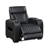 Fairway Black Power Reclining Chair from Homelegance - Luna Furniture