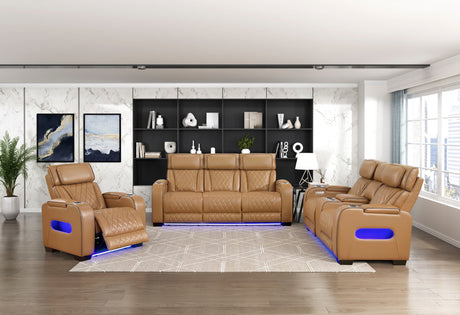 Fairway Brown Power Reclining Chair from Homelegance - Luna Furniture