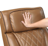 Fairway Brown 3-Piece LED Power Reclining Sectional with Consoles and Wireless speakers from Homelegance - Luna Furniture