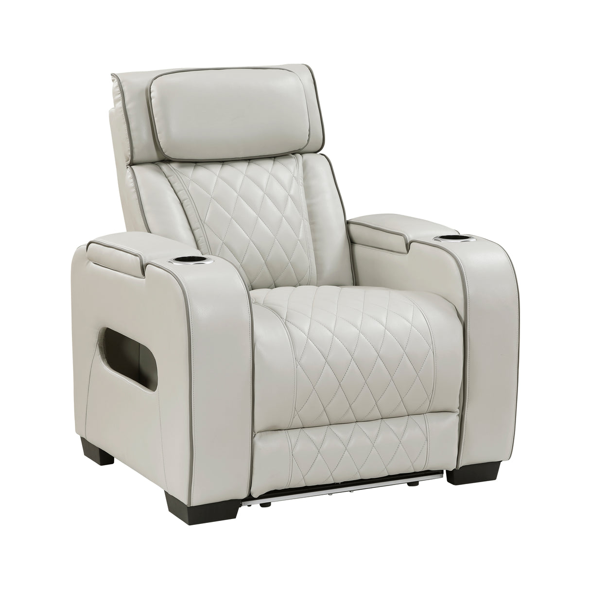 Fairway Taupe Power Reclining Chair from Homelegance - Luna Furniture