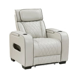 Fairway Taupe Power Reclining Chair from Homelegance - Luna Furniture