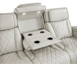 9516TPE*2PWH 2pc Set: Sofa, Love (Power) from Homelegance - Luna Furniture