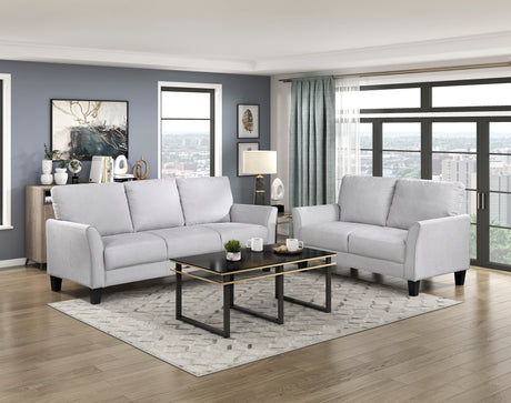 Crandall Beige 2-Piece Living Room Set from Homelegance - Luna Furniture