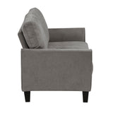 Aliana Chocolate Loveseat from Homelegance - Luna Furniture