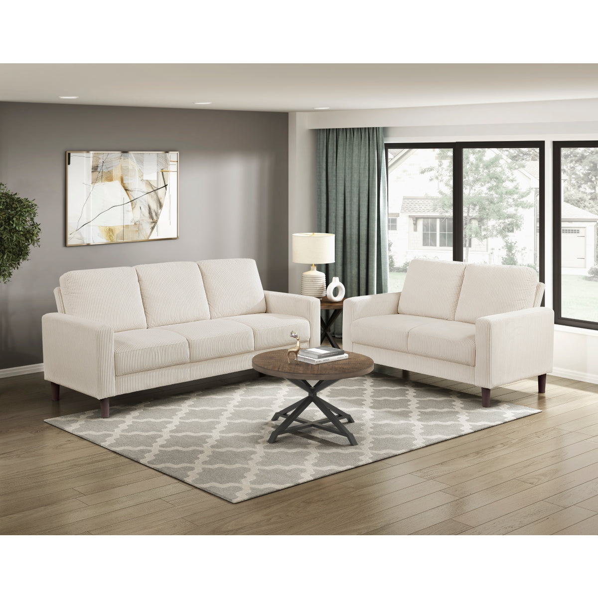 Crandall Beige Living Room Set from Homelegance - Luna Furniture
