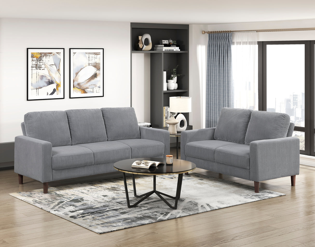 Crandall Gray Sofa from Homelegance - Luna Furniture