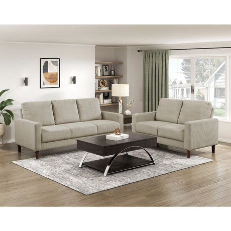 Crandall Taupe Living Room Set from Homelegance - Luna Furniture