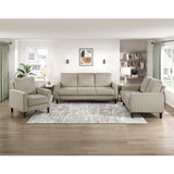 Crandall Taupe Living Room Set from Homelegance - Luna Furniture