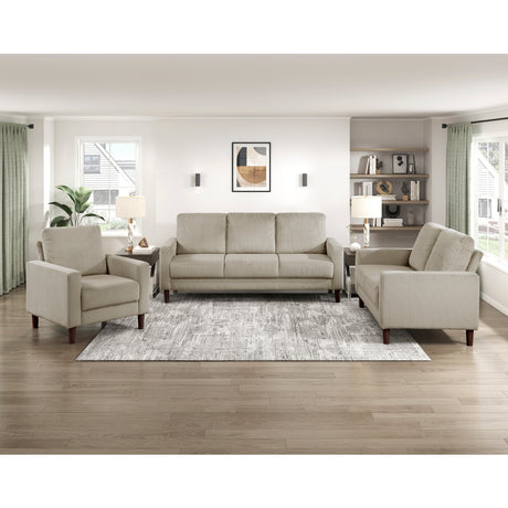 Crandall Taupe Living Room Set from Homelegance - Luna Furniture