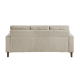 Price Gray Convertible Studio Sofa with Pull-out Bed from Homelegance - Luna Furniture