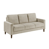 Crandall Taupe Loveseat from Homelegance - Luna Furniture