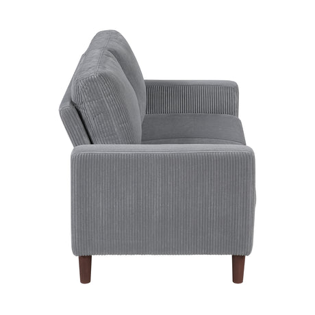 Crandall Gray Loveseat from Homelegance - Luna Furniture
