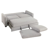 Price Gray Convertible Studio Sofa with Pull-out Bed from Homelegance - Luna Furniture