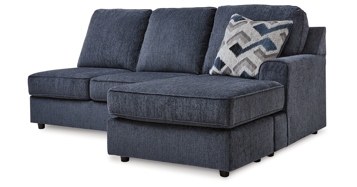 Albar Place Cobalt Right-Arm Facing Sofa Chaise from Ashley Furniture - Luna Furniture